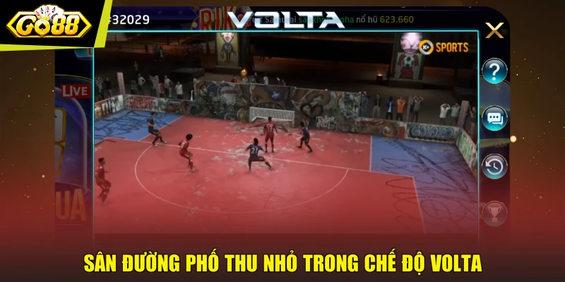 Sân đường phố thu nhỏ trong chế độ Volta